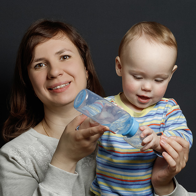 Семейная фотосессия. Саша с мамой.