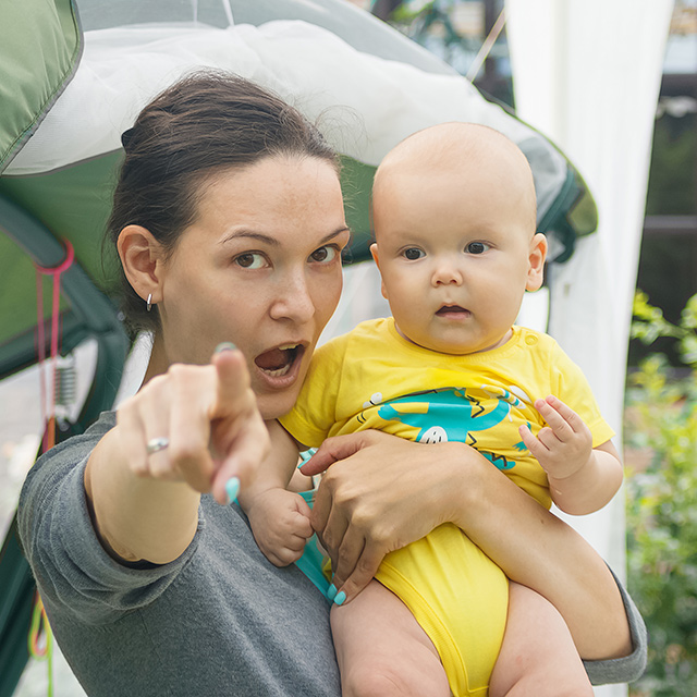 Семейная фотосессия. Миша с мамой.