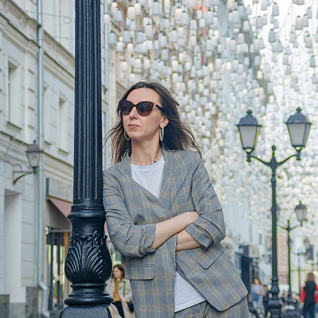 Светлана, уличная фотосессия.