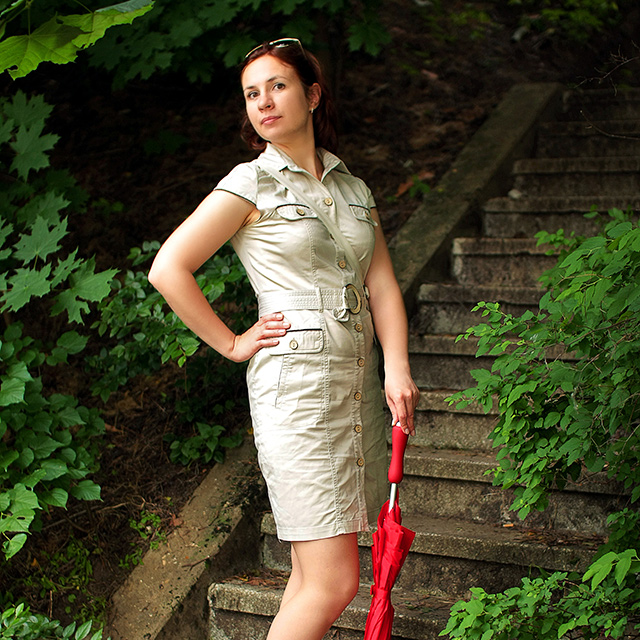 Елена, уличный портрет.