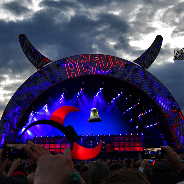 Концерт группы AC/DC. Хямеэнлинна, Финляндия, 2015 г.