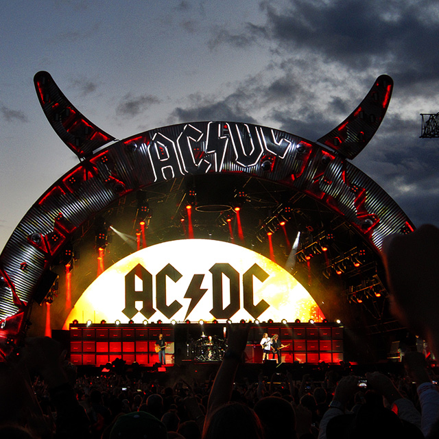 Концерт группы AC/DC. Хямеэнлинна, Финляндия, 2015 г.