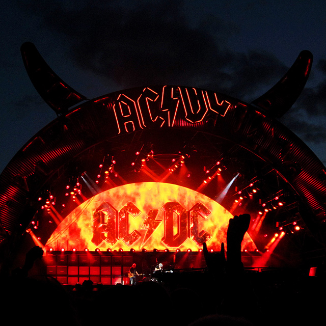 Концерт группы AC/DC. Хямеэнлинна, Финляндия, 2015 г.