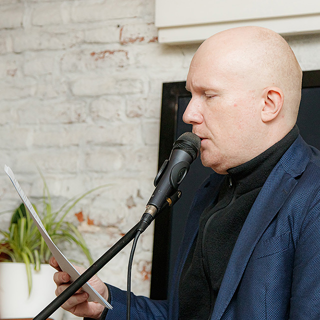 Вечер чтения рассказов Ивана Кондракова, кафе «Гоген».